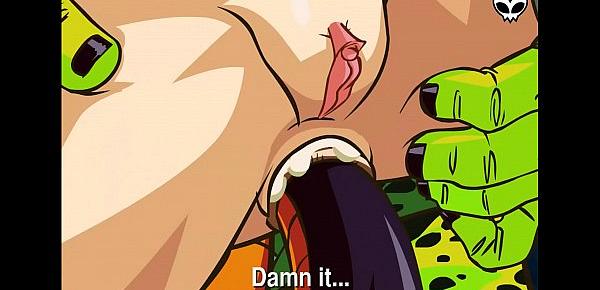  DBZ- Android 18 and Cell Porn